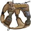 Tactical Dog Harness for Small Medium Dogs No Pull Adjustable Pet Harness Reflective K9 Working Training Easy Control Pet Vest Military Service Dog H