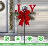 Christmas Garden Jesus Scene Decor, Solar Lighted Outdoor Nativity Set with 9 LED Lights, Christmas Decoration for Indoor Outdoor Holiday Party Garde