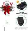 Christmas Garden Jesus Scene Decor, Solar Lighted Outdoor Nativity Set with 9 LED Lights, Christmas Decoration for Indoor Outdoor Holiday Party Garde