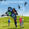Remote Control Airplane Drone with Battery, Suitable for Boys/adults Aged 8-12, Foam Airplane Toy, Stable Hovering, 360° Flips, LED Lights, Beginner