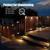 32/16 PCS Decorative Light Solar Energy Waterproof and Dustproof Light Source Sensing Suitable for Shopping Malls Guardrails Decks Stairs Gardens Cou