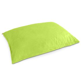 Jaxx Pillow Saxx 5.5 Foot   Huge Bean Bag Floor Pillow and Lounger (Color: Lime)