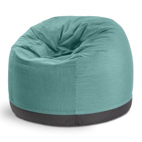 Jaxx Palmetto Large Round Outdoor Bean Bag Club Chair (Color: Sunbrella Breeze)