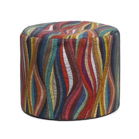Jaxx Spring Indoor / Outdoor Bean Bag Pouf Ottoman (Color: Kenyan Ropes)