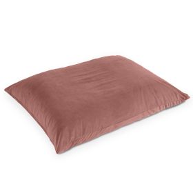 Jaxx Pillow Saxx 5.5 Foot Décor Bean Bag Giant Floor Pillow Lounge (Color: Lush Velvet Mauve)