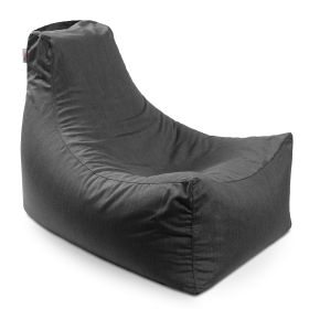Jaxx Juniper Outdoor Bean Bag Patio Chair & Poolside Lounge (Color: Charcoal Sunbrella)