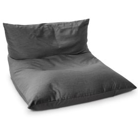 Jaxx Finster Outdoor Bean Bag Lounge Chair (Color: Sunbrella Charcoal)