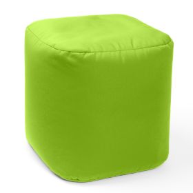 Jaxx Luckie Outdoor Patio Bean Bag Ottoman (Color: Lime)