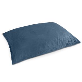 Jaxx Pillow Saxx 5.5 Foot   Huge Bean Bag Floor Pillow and Lounger (Color: Navy)