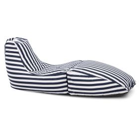 Jaxx Prado Outdoor Chaise Lounge (Color: Navy Stripes)