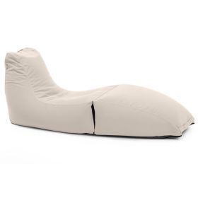 Jaxx Prado Outdoor Chaise Lounge (Color: Pearl)