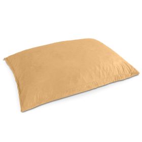 Jaxx Pillow Saxx 5.5 Foot   Huge Bean Bag Floor Pillow and Lounger (Color: Camel)