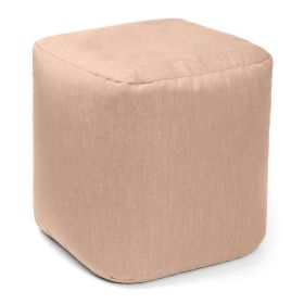 Jaxx Luckie Outdoor Patio Bean Bag Ottoman (Color: Petal)