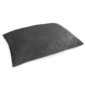 Jaxx Pillow Saxx 5.5 Foot   Huge Bean Bag Floor Pillow and Lounger (Color: Black)
