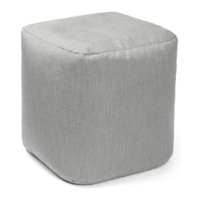 Jaxx Luckie Outdoor Patio Bean Bag Ottoman (Color: Granite)
