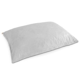 Jaxx Pillow Saxx 5.5 Foot   Huge Bean Bag Floor Pillow and Lounger (Color: Platinum)