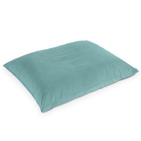 Jaxx Pillow Saxx 5.5 Foot Décor Bean Bag Giant Floor Pillow Lounge (Color: Lush Velvet Turquoise)